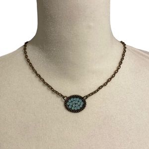 PINK PANACHE rhinestone cowgirl choker necklace